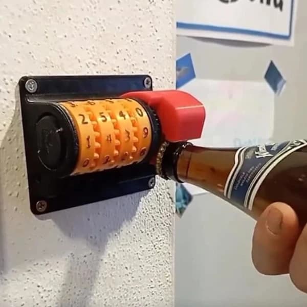 Veggmontert flaskeåpner, ølteller flaskeåpner veggmontering