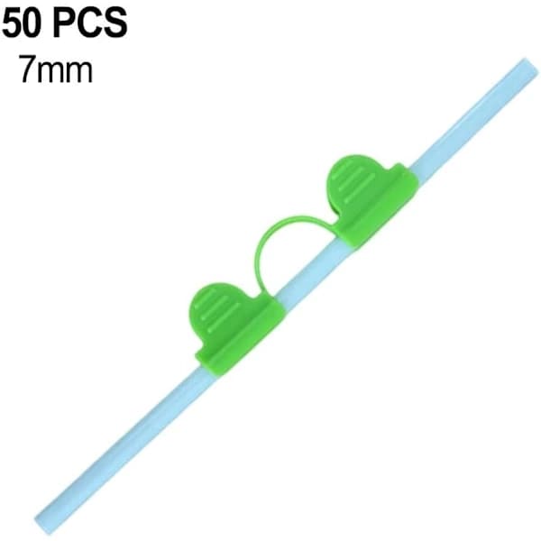 50 stk. plastikclips til havebuer, solskærme og net (50 stk. 7 mm)