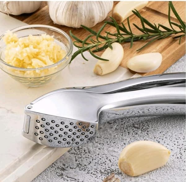 Garlic Press Stainless Steel Kitchen Gadget