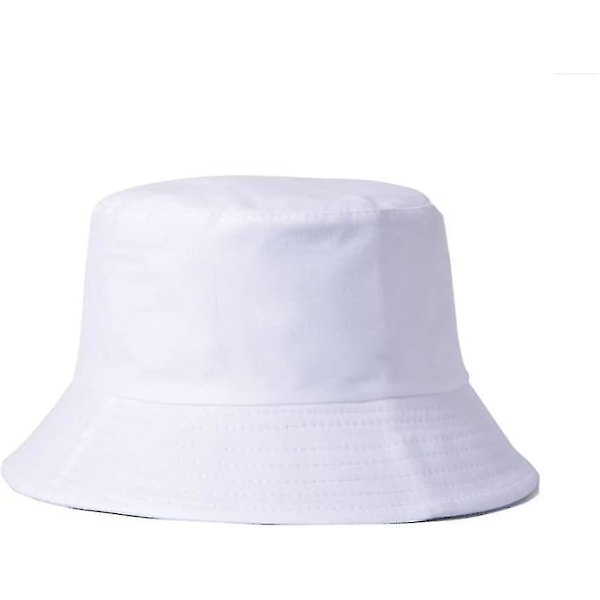 Unisex 100% bomull sammenleggbar sommerreise bøttehatt (shikai)