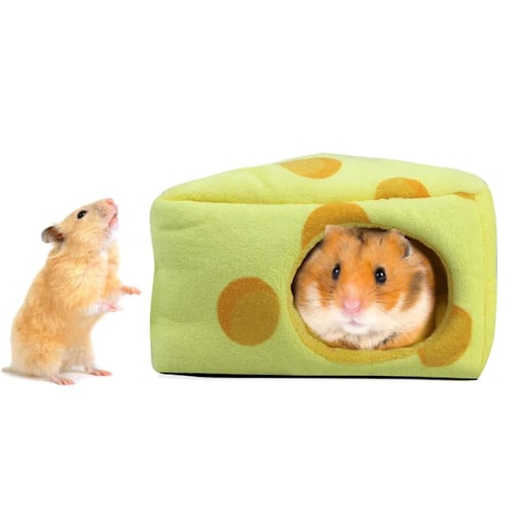 Osteformet Kjæledyr Hamster Sovende Varmt Rede Vinter Varme Senger Grotte Kjæledyrartikler