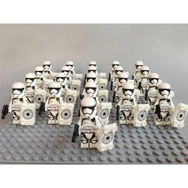 21 stk. Star Wars Empire Stormtrooper Minifigurer Barneleker