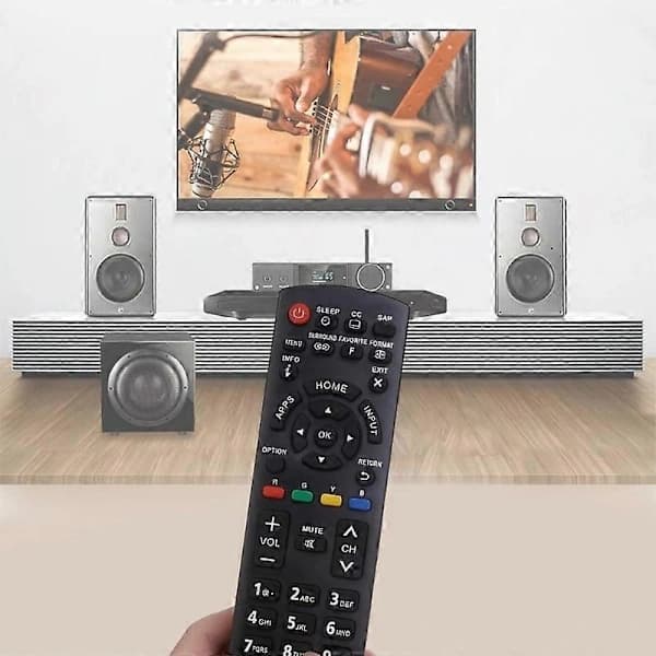 HA-Typ A N2QAYB000926 Erstatningsfjernkontroll for PanasonTV Ergonomisk TV-kontroll