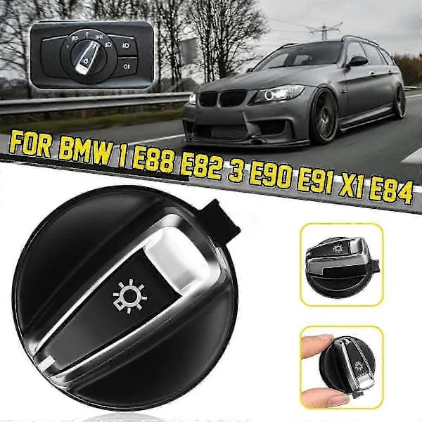 for 3-SERIE E90 E91 X1 E84 E88 E82 Frontlysbryter Rotasjonsknapp 9169405 61319169405