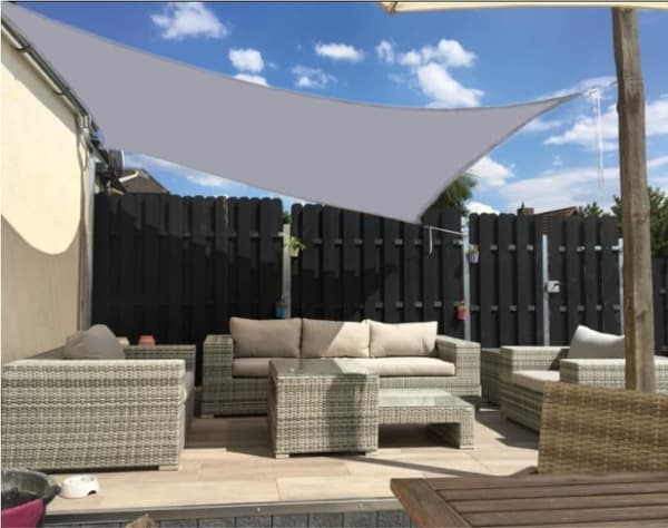 4x3 m Vanntett Solseil, 98% UV-Beskyttelse for Hage og Terrasse