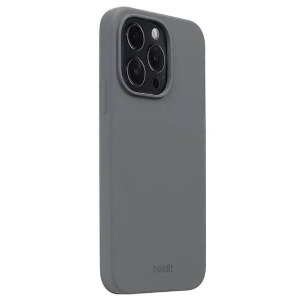 held iPhone 14 Pro -puhelinkuori silikoni Space harmaa 47 47