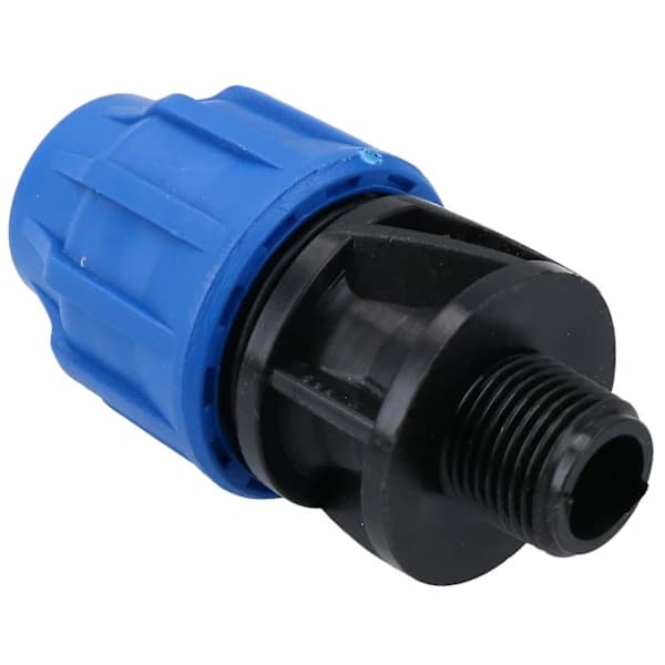 20mm x 1/2 \" MDPE Hane Adapter Kompressionskoppling Rörkoppling Vattenrör 5-pack