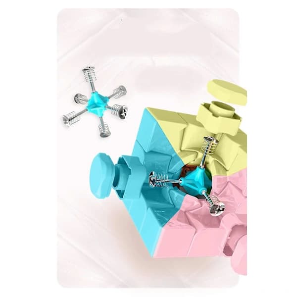 HA~Speed Cube Set, Speed Cube-paket med 3x3 och Cube Stkerless Mag Cubes-kollektion för barn, tonåringar och vuxna [5-pack] (stkerless)