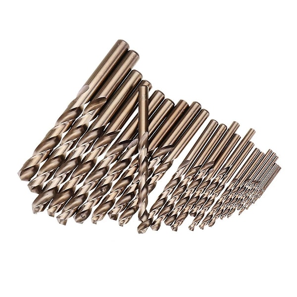 1,0-13 mm koboltbelagda borrbits Hss M35 elektrisk borr för trä metall stål hålskärare träbearbetning