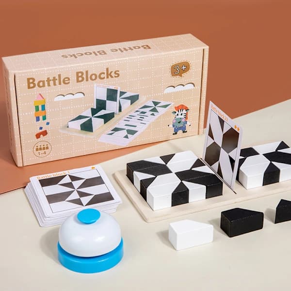 Educational Hidden Blocks Pedagogical Toys - Develop Children's Spatial Ability Interactive Game for Parents and Children Logical Thinking Gift