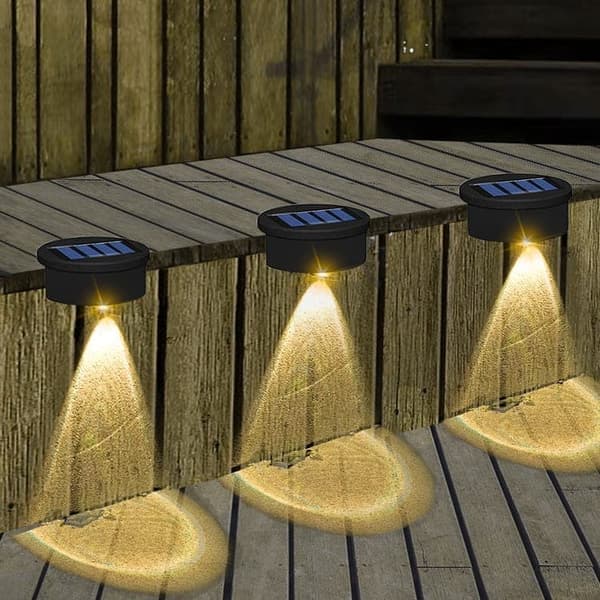 4/8/12/16/20-pak solcellelamper udendørs – Vandtætte LED-lamper til trappe & poolkant