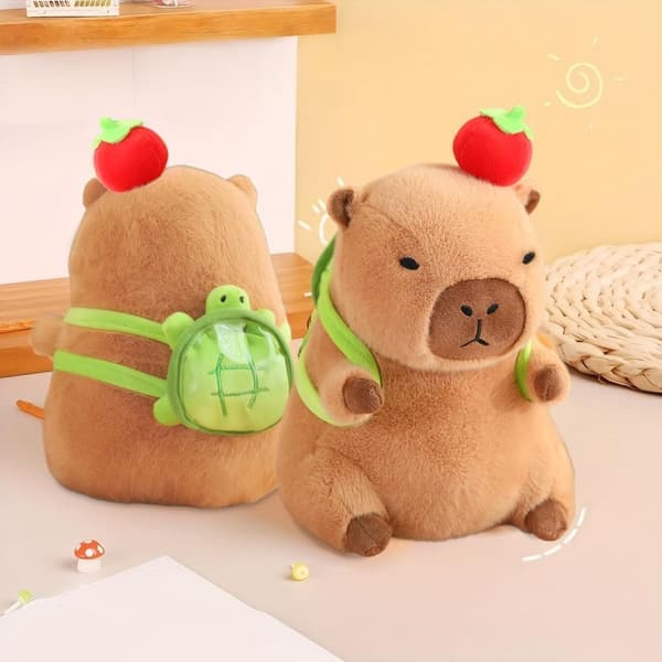 Cute Capybara Plush Kawaii Soft Capybara Plush Doll Pillow - 30cm