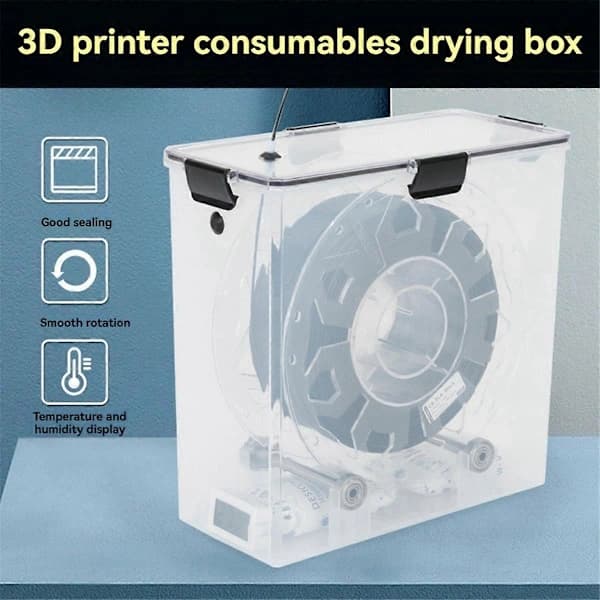 3D-skriverfilamentoppbevaringsboks for tørr oppbevaring