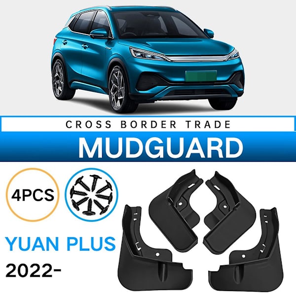 Stänkskydd för bil - Atto 3 Yuan Plus Ev 2021-2023 Stänkskyddsskydd Stänkskydd Tillbehör