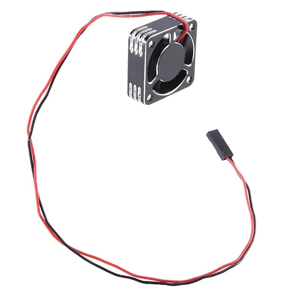 Metallskal Esc Motor 25mm Kylfläkt Hög Hastighet Värmeavledning Fläktkylare För Rc Bil Reservdel