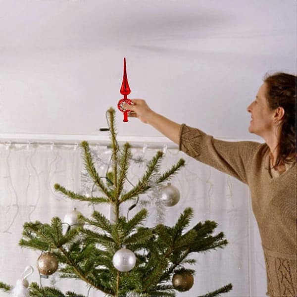 Festlig agurkformet juletrepynt for juledekorasjon
