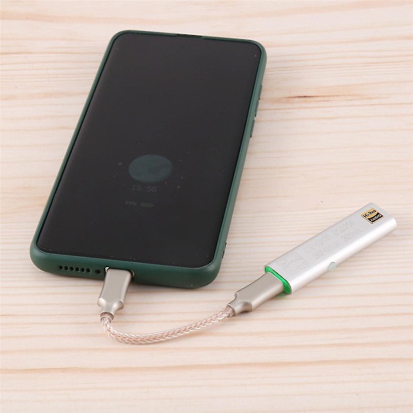 Typ C till 3,5 mm Dsd256 för Android hörlursförstärkare adapter Dac bärbar Usb Logic Hifi för Ios