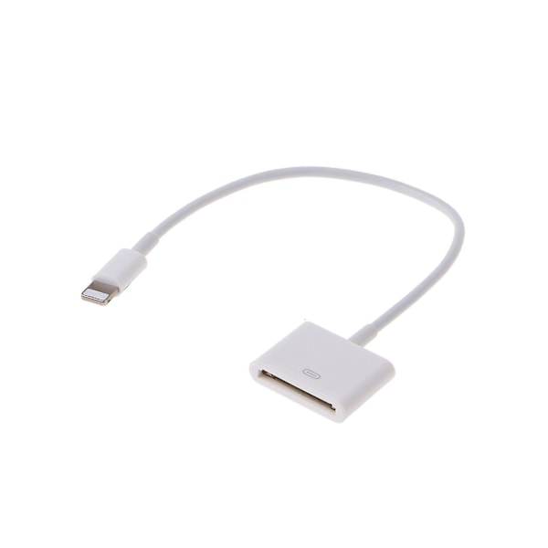 8-pin hann til 30-pin hunn ladekabel og synkroniseringskonverterkabel 30-pin adapter