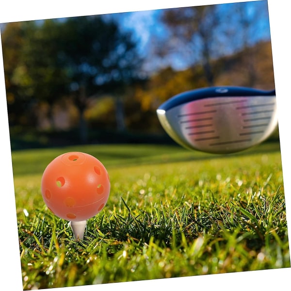 100 st golf träningsbollar hålboll flerfärgad Hdpe