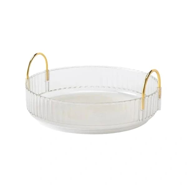 Roterende Makeup Organizer Stor kapacitet Kosmetisk Kommode Holder mørkegrøn2 32*23*21.5*5cm