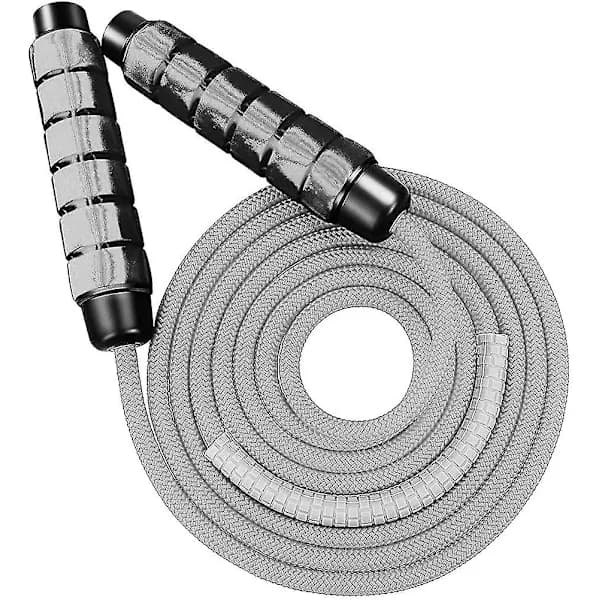 Cotton Jump Rope - Adjustable - Premium Heavy Jump Rope With Ball Bearing