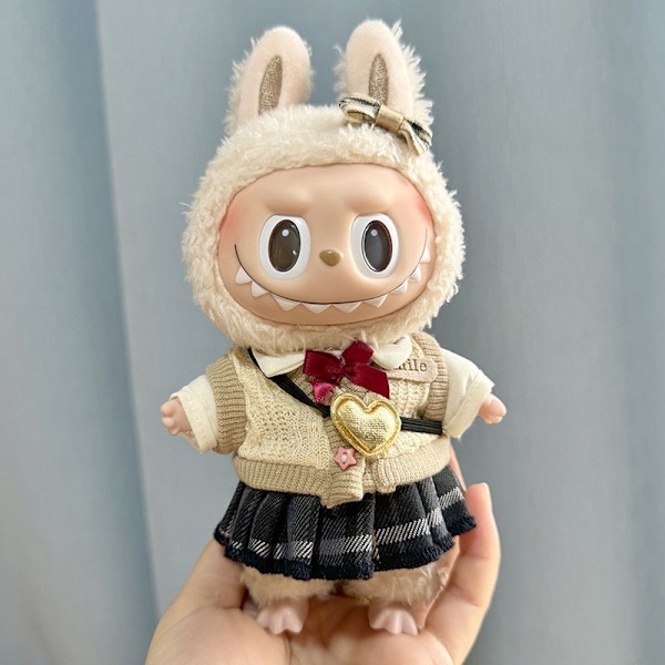 [HH]LABUBU Modekläder Överraskningsbox Söta kläder Tecknad Ljust tema kläder överraskningsbox lämplig för 15cm POP MART LABUBU 15 cm-17cm labubu 9