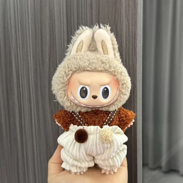 [HH] 17cm Labubu Kläder och Accessoarer Endast Designer, Dockor Ingår Ej, Labubus Original Klädset för La Bubu Docka for 17cm doll CN57