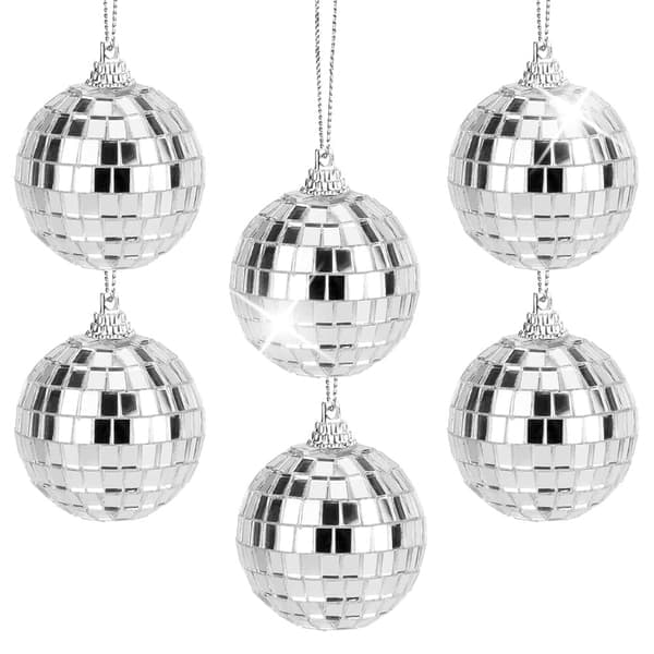 Minidiskokuler - Mini Discokule Festdekorasjoner - 6 stykker