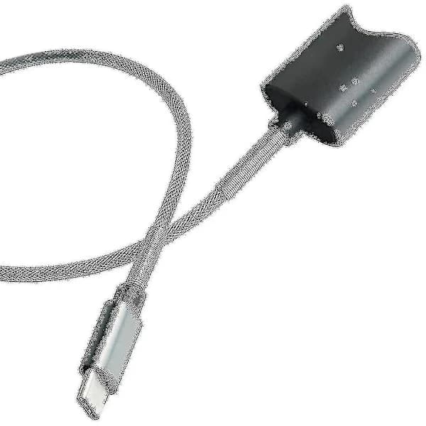 USB-grensesnitt ladekabel for Vuse Alto Magnetisk Lader Ledning Universell Design 45cm (svart USB-A