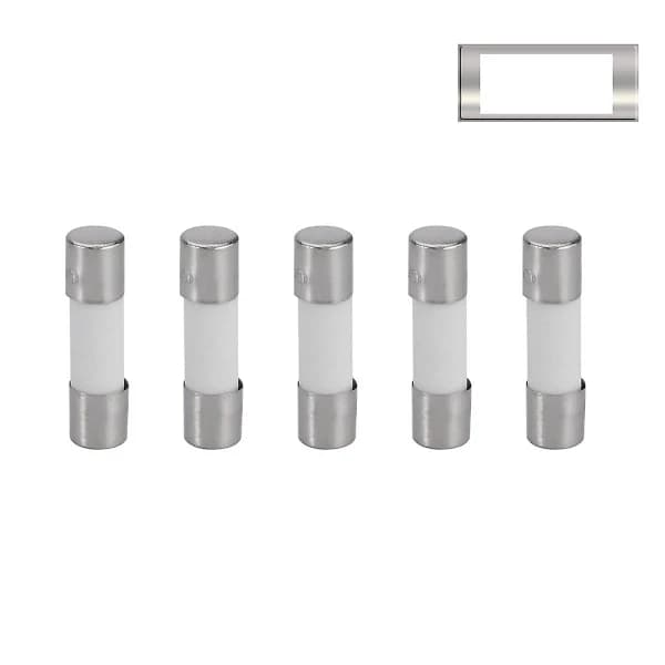 5 stk 5x20mm 6.3a Treg Keramisk Sikring T6.3a 250v