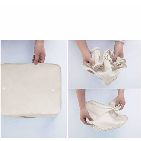 /HA/ Organizer för Resväska - 7 Delar - Väskor för Resor Beige