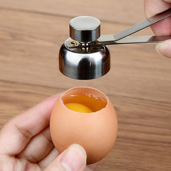Rostfritt stål Egg Topper Cutter Shell Opener Köksverktyg