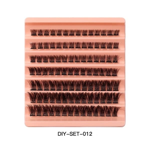 Individuelle klyngevipper Lash Clusters DIY øyenvippeforlengelse