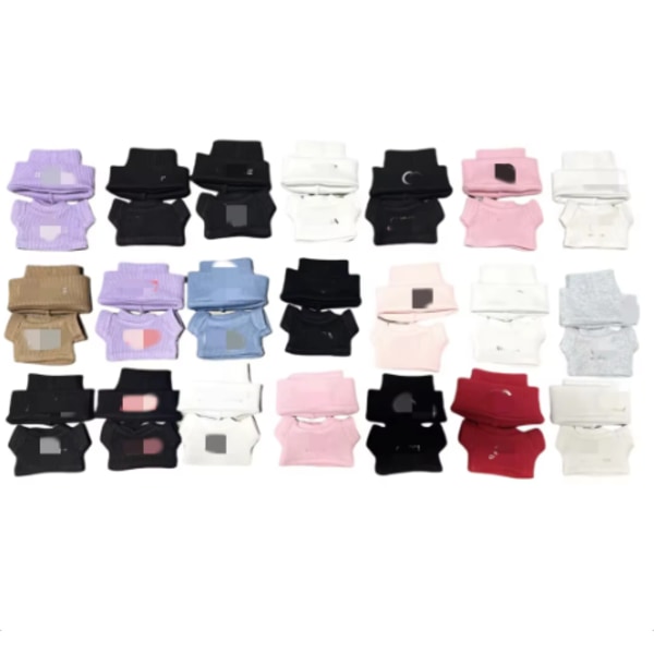 [HH] Labubu Kläder 17cm Designermärkes Docktillbehör Kostym Dockkläder hat+clothes