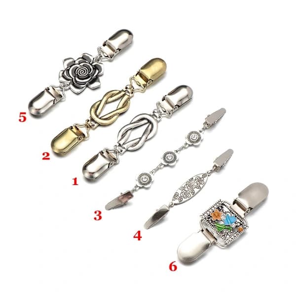 Kofta clip Sjal broche 6