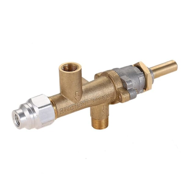 Safety Brass Patio Heater Main Control Valve With Pilot Port