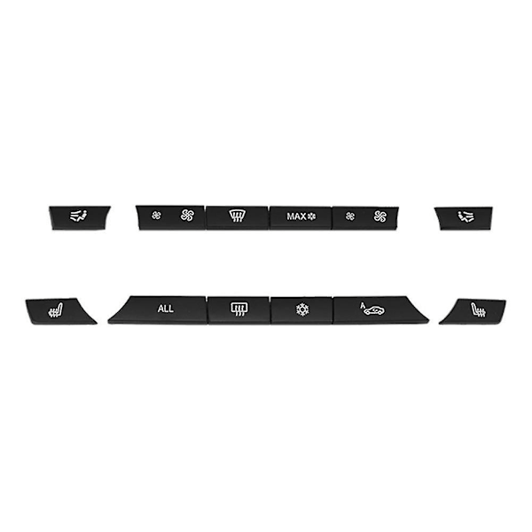 12 stk. knappe-knapper A/C varmeapparatkontaktpanel til F07 Gt/f10/f11 F01/f02