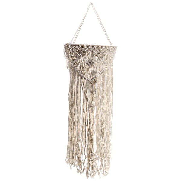 Hand-woven Living Room Ceiling Lamp Shade Bohemian Bedroom & Bathroom Lampshade Warm White