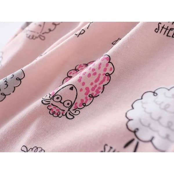 Damepyjamas Bomullspyjamas Kortermet pyjamas Avslappet komfortabel pyjamas, XL