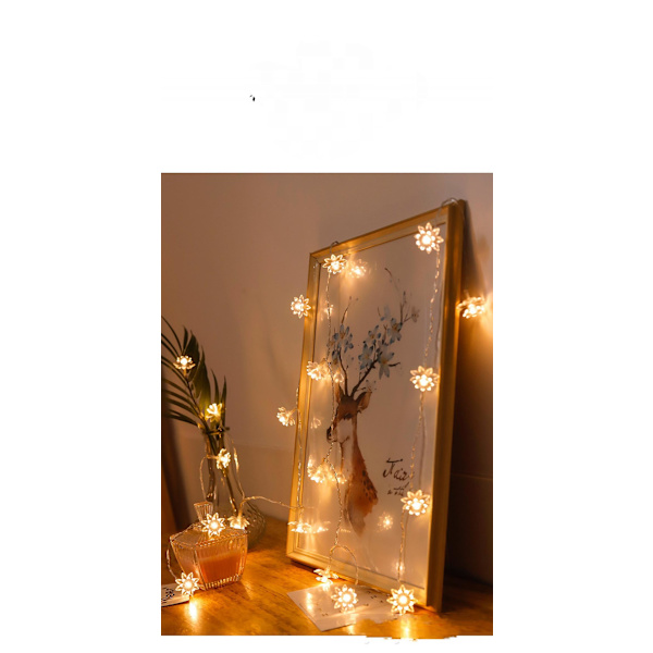 USB-drevet 6M 40LED Dobbeltlags Blomster LED Feelyse - Fungerer med enhver USB-port på Laptop, Telefonoplader, Perfekt til Jul Bryllup