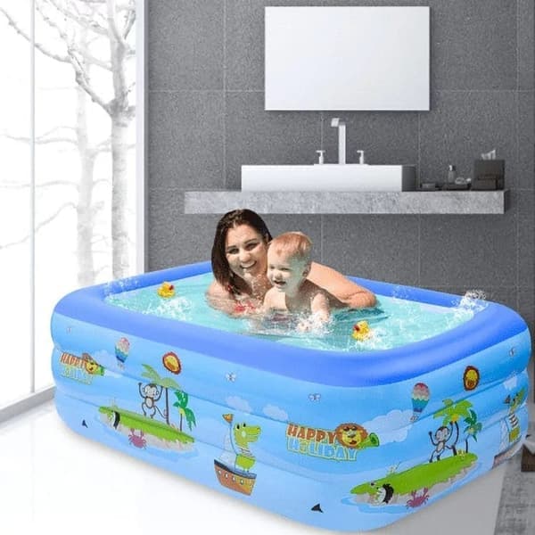Oppustelig Pool/Børnepool – Udendørs Legepool og Paddepool