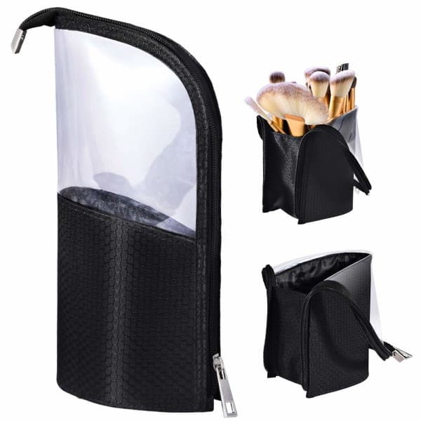 Rejse-makeupbørste Kopholder Organizer Taske, etui