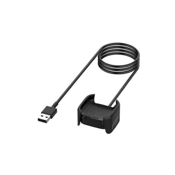 Fitbit Versa 2 USB-latauskaapeli, musta