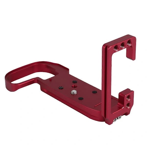 Hurtigkoblings L-plate for Canon EOS R5 EOS R6 Kamera, Rød