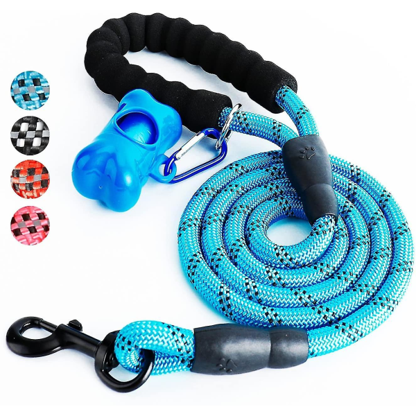 Dog Leash, Dog Rope Leash With Soft Padded Handle