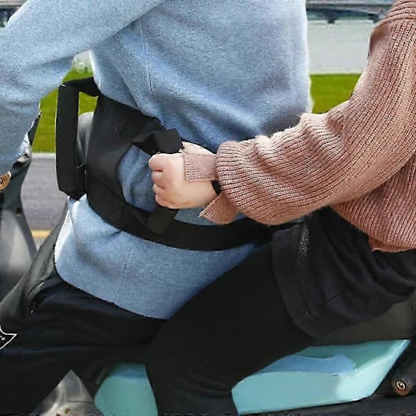 1 ST Motorsykkel Scooter Passasjer Sikkerhetsbelte Baksete Grepshåndtak Stropp
