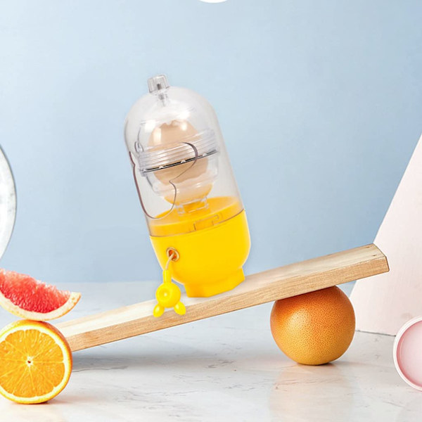 Äggulspisare Shaker Bärbar Handdrag Typ Manuell Blender Spinner Omrörningsmaskin för Hushållskök Spis Gadget