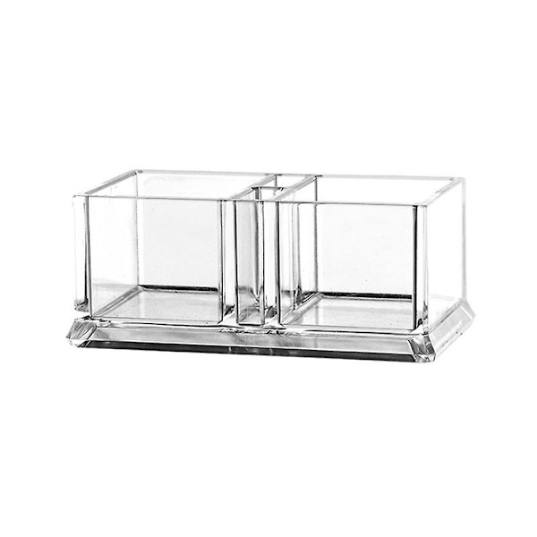 2 Gitterklare Akryl Teposeholdere Kaffe Sukkerposebokse Akryl Opbevaringsorganisator Etui 15x8