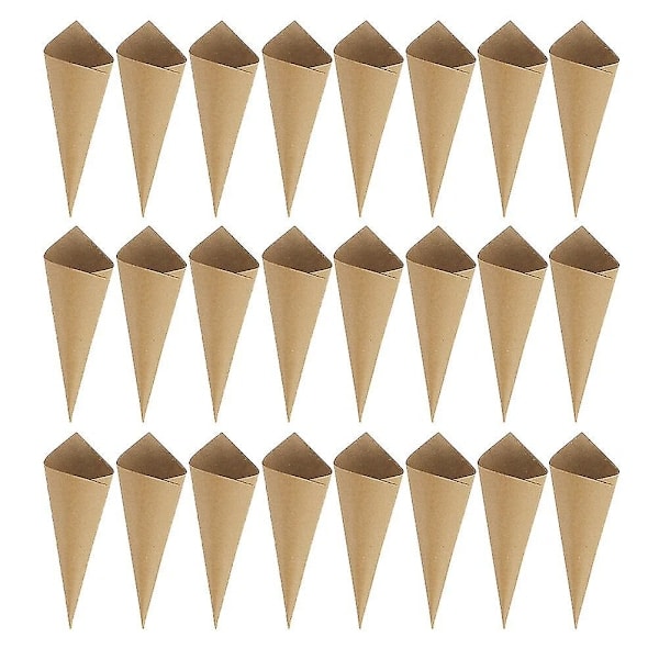 /HH/120 st Konfetti Bröllop Kronblad Kraftpapper Blomkottar Konfetti Kottar Gynnsamma Gåvor