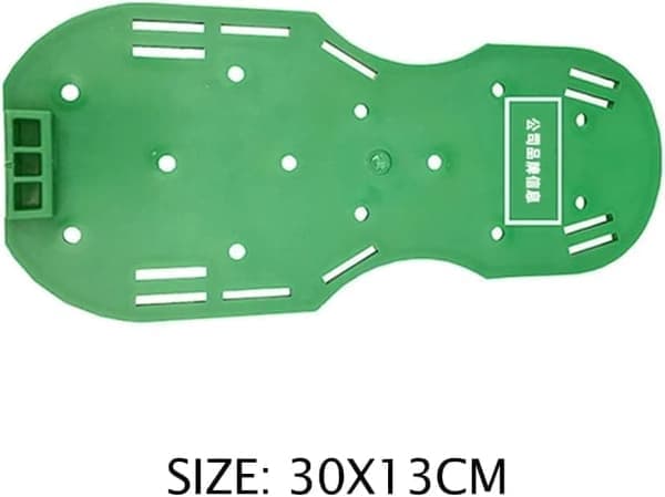 Plænelufter Sko 1 par - Pigsko til havearbejde, grøn, 42 mm pigdybde